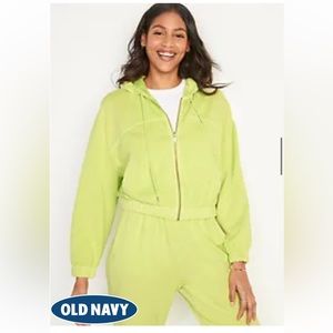 Long-Sleeve Vintage Cropped Hoodie for Women